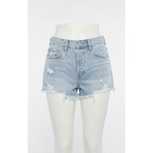 NEW Z SUPPLY classic hi-rise denim short in faded indigo